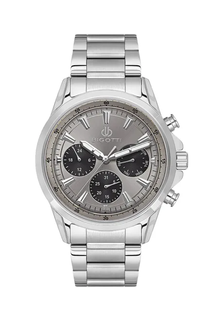 Elevate your style with confidence with the BG.1.10425-7 Bigotti Milano Men's Watch Stainless Steel Band modern, and distinctly Italian
