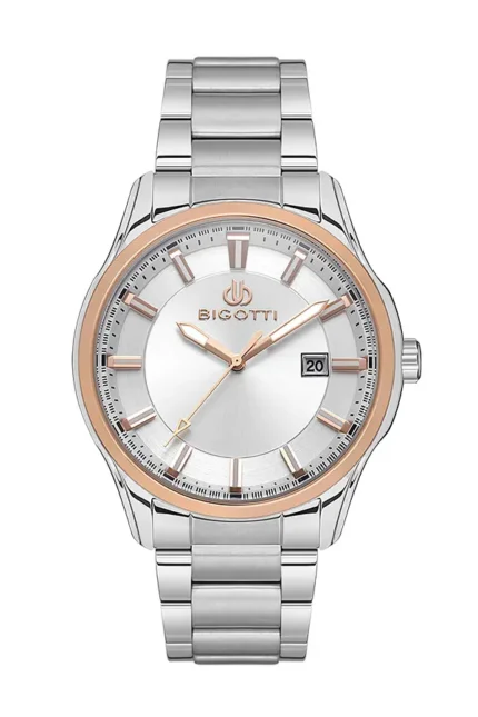 Elevate your style with confidence with the BG.1.10526-4 Bigotti Milano Men's Watch Stainless Steel Band modern, and distinctly Italian
