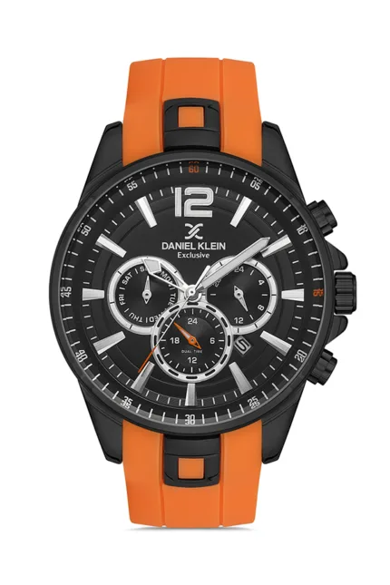 Elevate your style with confidence with the DK.1.13139-2 Daniel Klein Men's Watch Silicone Band trendy, and widely admired