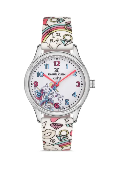 Joy for your little ones with the DK.1.13421-4 Daniel Klein Girls's Watch Silicone Band trendy, and widely admired