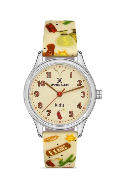 Joy for your little ones with the DK.1.13422-4 Daniel Klein Girls's Watch Silicone Band trendy, and widely admired