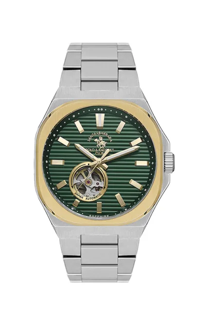 Elevate your style with confidence with the SB.1.10534-4 Men's Watch from Santa Barbara Polo classic, and American-inspired