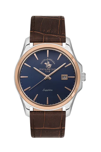 Elevate your style with confidence with the SB.1.10535-4 Men's Watch from Santa Barbara Polo classic, and American-inspired