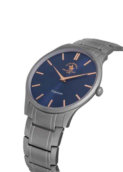 Elevate your style with confidence with the SB.4.1004-4 Santa Barbara Polo Men's Watch Solid Band classic, and American-inspired