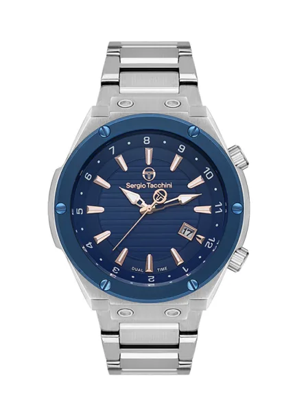 Elevate your style with confidence with the ST.1.10374-2 Sergio Tacchini Men's Watch Stainless Steel Band bold, and Italian-rooted