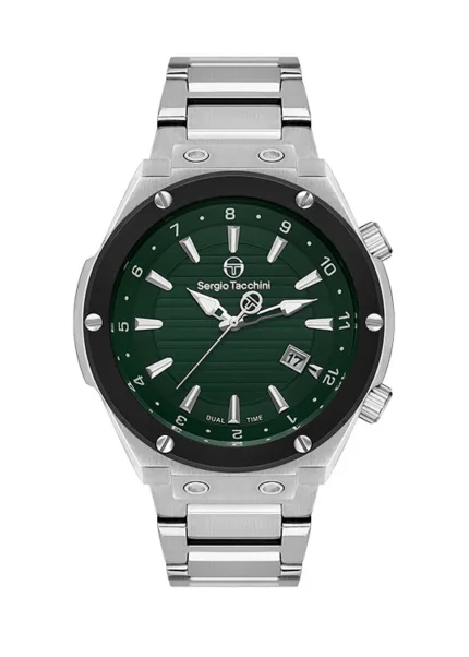 Elevate your style with confidence with the ST.1.10374-3 Sergio Tacchini Men's Watch Stainless Steel Band bold, and Italian-rooted