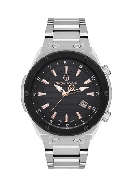 Elevate your style with confidence with the ST.1.10374-4 Sergio Tacchini Men's Watch Stainless Steel Band bold, and Italian-rooted