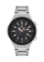 ST.1.10374-2 Elegant Sergio Tacchini Men's Watch Stainless Steel Band - Image 3